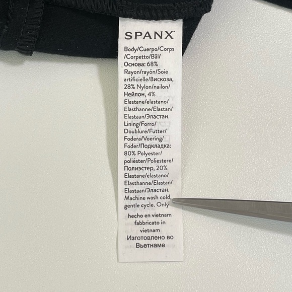 Spanx Ponte Slim Straight Pant Super Smooth Perfect Fit Black Medium Tall - Picture 16 of 16